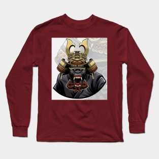 Gorilla Samurai Dragon Warrior Long Sleeve T-Shirt